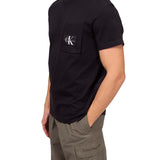 Short sleeve ripstop paneled t-shirt
 black