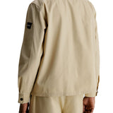 Camicione con tasche beige