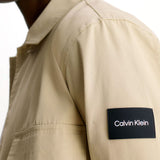 Camicione con tasche beige