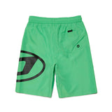 Green maxi logo swim shorts