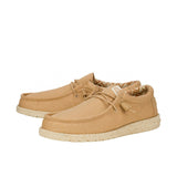 WALLY CANVAS BEIGE MOCCASIN