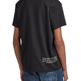 T-shirt manica corta logo nero