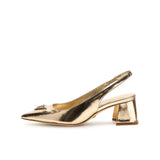 Zanda gold slingback