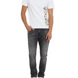 T-Shirt Slim Fit con logo laterale in jersey