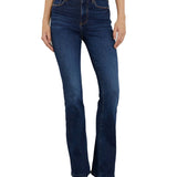 Jeans sexy flare 
denim scuro