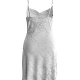 Akilina dress with chains
 silver