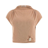 Febe crop top
 sand