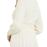 Cardigan con bottoni Brielle 
crema