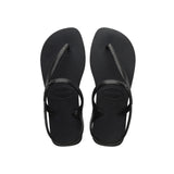 Flash Urban flip flops in black