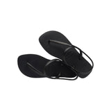 Flash Urban flip flops in black