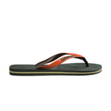 Brasil Mix Green/Orange flip flops