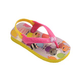 Pink Peppa Pig baby flip flops