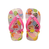 Pink Peppa Pig baby flip flops