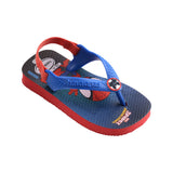 Marvel baby blue/red flip flops