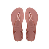 Pink Luna Flatform flip flops