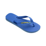 Brasil blue neon logo flip flops