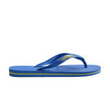 Brasil blue neon logo flip flops