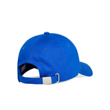 Hat with blue visor