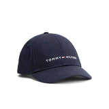 Cappello baseball logo con visiera blu