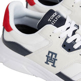 Modern white running style sneakers