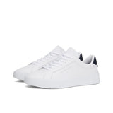 Sneakers sportive in pelle bianche