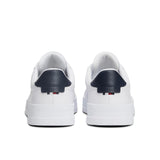 Sneakers sportive in pelle bianche