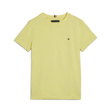 T-shirt maniche corte logo frontale giallo