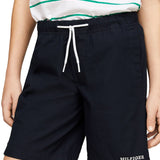 Blue monotype sports shorts