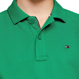 Polo maniche corte flag piquet verde