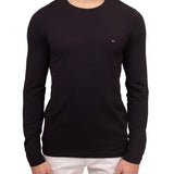 T-shirt slim stretch nero