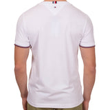 T-shirt logo tipped bianco