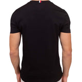 T-shirt Emblem cotone nero