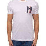 T-shirt Emblem cotone bianco