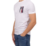 T-shirt Emblem cotone bianco