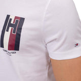 T-shirt Emblem cotone bianco