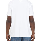 T-shirt chest stripe bianco