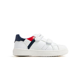 White flag velcro sneakers