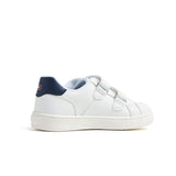 White flag velcro sneakers