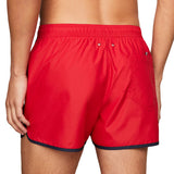 Short mare modello runner rosso