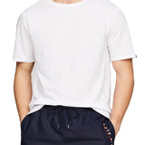 T-shirt slub cotone bianco