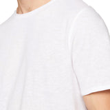 T-shirt slub cotone bianco