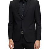 Abito slim fit monopetto H-Huge nero