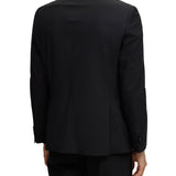 Abito slim fit monopetto H-Huge nero