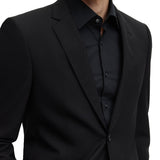 Abito slim fit monopetto H-Huge nero