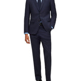 H-Huge blue single-breasted slim fit suit