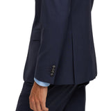 H-Huge blue single-breasted slim fit suit