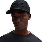 Black logo baseball hat