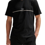 T-shirt Unique in cotone stretch nero