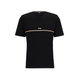 T-shirt Unique in cotone stretch nero