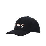 Cappello baseball logo a contrasto nero